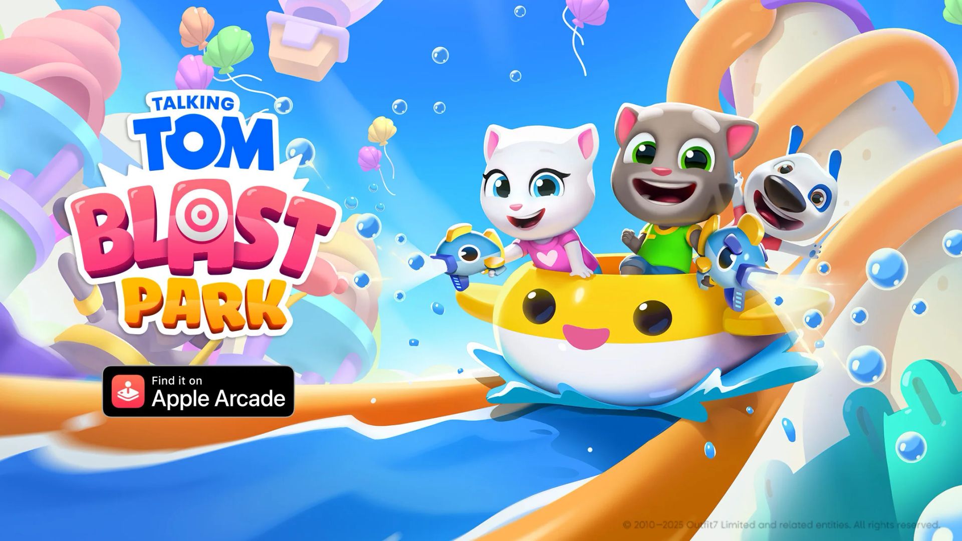 Trailer for Talking Tom Blast Park
